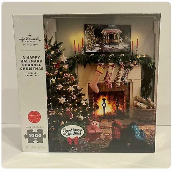 Hallmark Other - A Happy Hallmark Channel *1000 PIECE* CHRISTMAS PUZZLE 30"x24" size